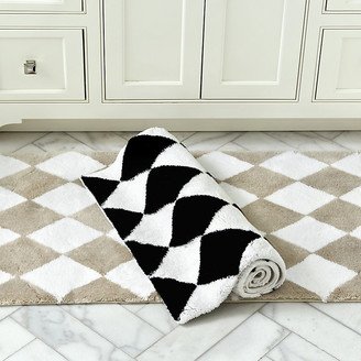 Harlequin Bath Rug Black Small