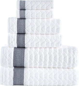 Herringbone 6-Piece Towel Set