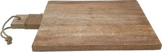 Wood 14 in. Brown Everyday Cutting Board