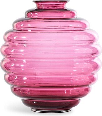 Deco transparent-design vase (24.5cm)