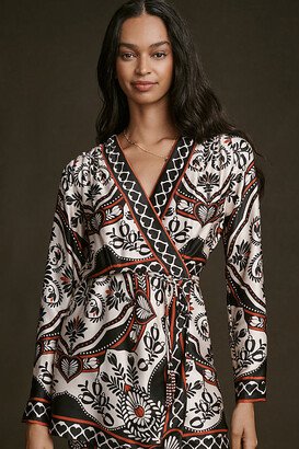 Passion Scarf Wrap Mini Dress