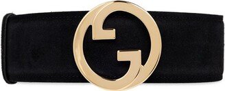 Logo Plaque Buckle Belt-AJ