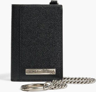 Textured-leather cardholder