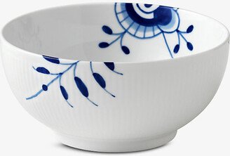 Blue Fluted Mega Porcelain Bowl 18cm