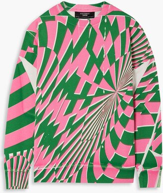 Ed Curtis printed cotton-fleece sweatshirt