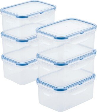 Lock n Lock Easy Essentials Rectangular 20-Oz. Food Storage Container, Set of 6