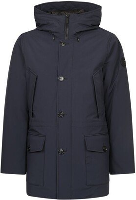 High-Neck Hooded Parka