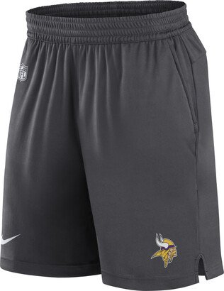 Men's Dri-FIT Sideline (NFL Minnesota Vikings) Shorts in Black