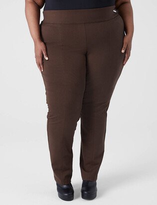 Pull-On Ponte Straight Leg Pant