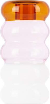 Pink & White Grande Pauline Candle Holder