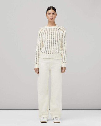 Adrienne Cotton Crew Relaxed Fit Sweater