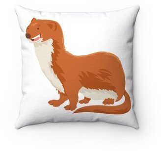 Weasel Cartoon Pillow - Throw Custom Cover Gift Idea Room Decor