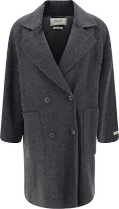 Paltò Dalida Double-Breasted Long Sleeved Trench Coat