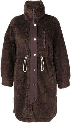 Jones faux-shearling coat