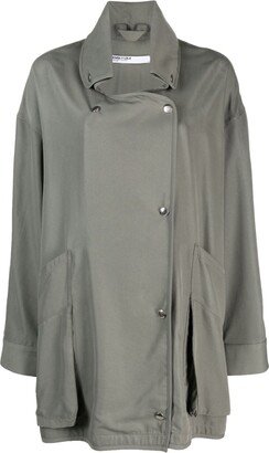 Bimba y Lola Double-Breasted Lyocell-Blend Trench Coat