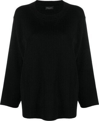 Crew-Neck Wool Jumper-AC