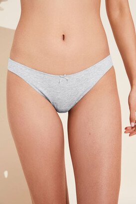 Pima Stretch Cotton Thong-AD