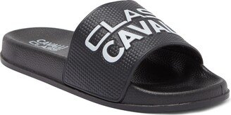 Logo Print Slide Sandal