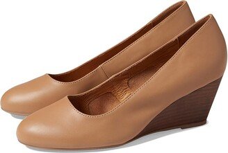 Khloe (Camel) Women's Wedge Shoes