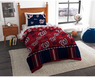 The Northwest Company MLB 808 Washington Nationals Twin Bed In a Bag Set