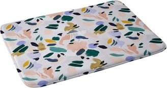 Marta Barragan Camarasa Terrazzo Brushstrokes Memory Foam Bath Mat