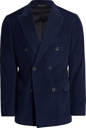 COLLECTION Double Breasted Corduroy Sportcoat