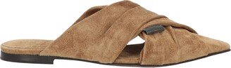 Mules & Clogs Khaki-AA