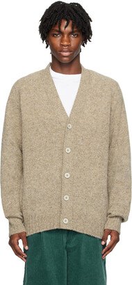 Brown Shaggy Bear Cardigan