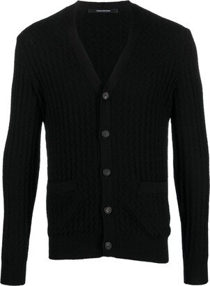 Knitted Virgin-Wool Cardigan