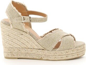 Bromelia Lurex Wedge Espadrilles-AE