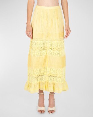 Secret Mission Marina Lace Maxi Skirt