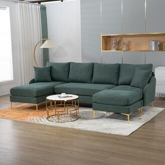 Sunmory 110'' Wide Reversible Left or Right Chaise of Sectional Sofa