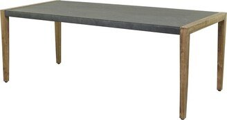 Peyton Lane Contemporary Dark Wood Outdoor Dining Table