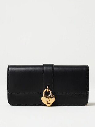 leather bag with jewel padlock