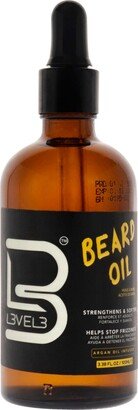 Beard Oil by L3VEL3 for Men - 3.38 oz Oil