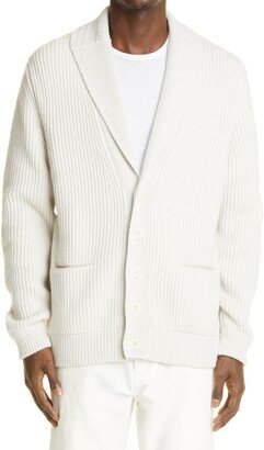 Rib Cashmere Cardigan