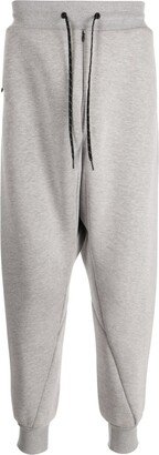 Drawstring-Waist Cotton-Blend Track Pants-AA