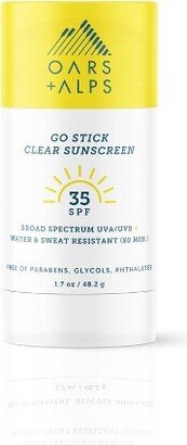 OARS + ALPS Clear Sunscreen Go Stick - SPF 35 - 1.7oz