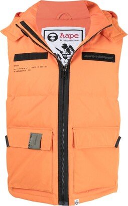 Zip-Up Padded Gilet-AR