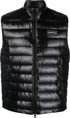 Logo-Patch Padded Gilet-BG