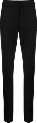 High-Waist Skinny-Cut Trousers-AA