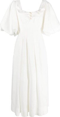 Jessica frilled midi dress