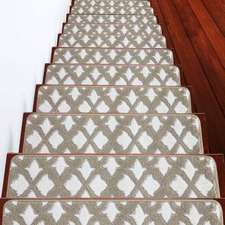 Floral Collection Stair Treads 9 in. x 28 in.