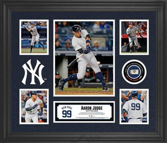 Fanatics Authentic Aaron Judge New York Yankees Framed 20 x 24 5-Photo Collage with a Piece of Game-Used Baseball