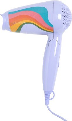 LUXE AND WILLOW Pride Whiz Travel Hair Blow Dryer with Carrying Case