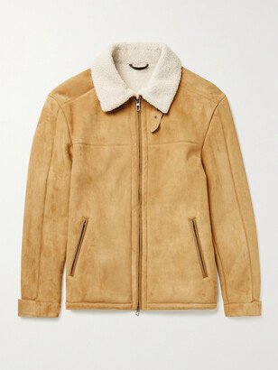 Ravelstone Shearling-Lined Suede Jacket