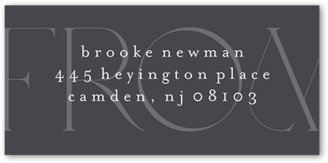 Wedding Address Labels: We Wed Address Label, Grey, Address Label, Matte