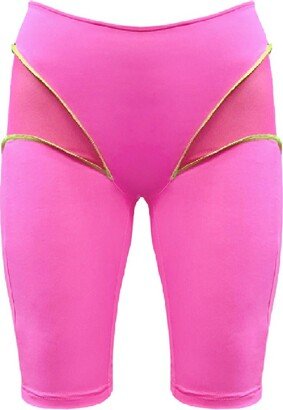 Monosuit Long Shorts Bike Erratic Pink