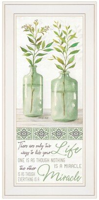 Live Your Life by Cindy Jacobs, Ready to hang Frame Print, White Frame, 11