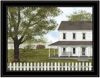 Green, Green Grass of Home by Billy Jacobs, Ready to hang Framed Print, Black Frame, 27